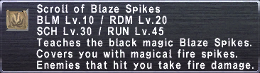 Scroll of Blaze Spikes