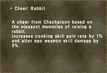 Cheer: Rabbit | FFXIclopedia | Fandom