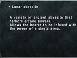 Lunar Abyssite