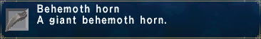Behemoth Horn