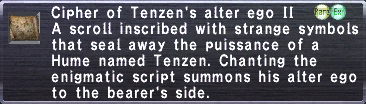 Cipher: Tenzen II