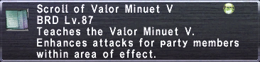 Valor Minuet V