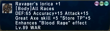 Ravager's Lorica +1