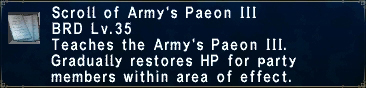 Army's Paeon III