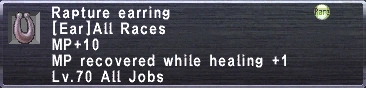 Rapture Earring Ffxiclopedia Fandom