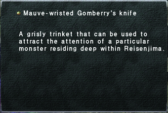 Mauve Wristed Gomberry S Knife Ffxiclopedia Fandom