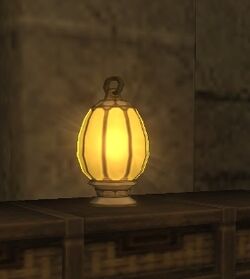 Egg lantern inhouse