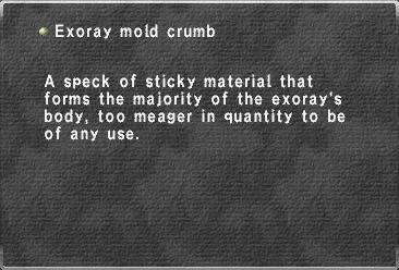 Exoray mold crumb | FFXIclopedia | Fandom