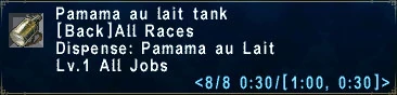 Pamama au lait tank