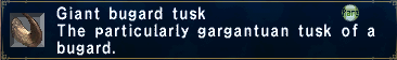 Giant Bugard Tusk