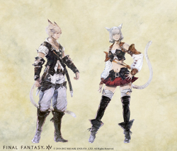 FF14 ミコッテ - ももこのイラスト - pixiv