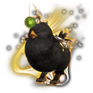 Fat Black Chocobo - Final Fantasy XIV: A Realm Reborn (FFXIV