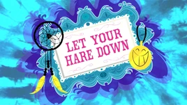 Title card - let your hare down