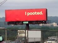 I Pooted The Billboard