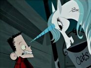 ...and another one intimidating him. (“Youse thinks we’re ‘goirly’, huh?”)
