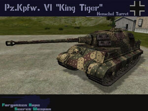 Puno noodzaak Ga op pad Panzerkampfwagen VI Tiger II | Forgotten Hope Secret Weapon Wiki | Fandom