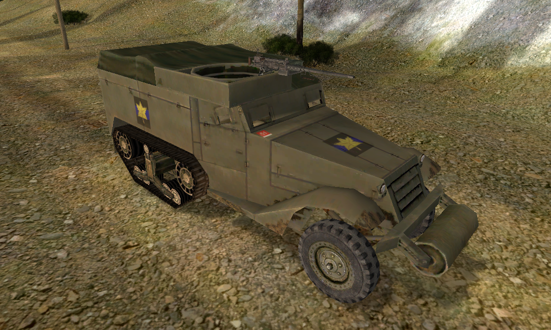 コンバットチョロQ U.S. M3A1 HALF TRUCK