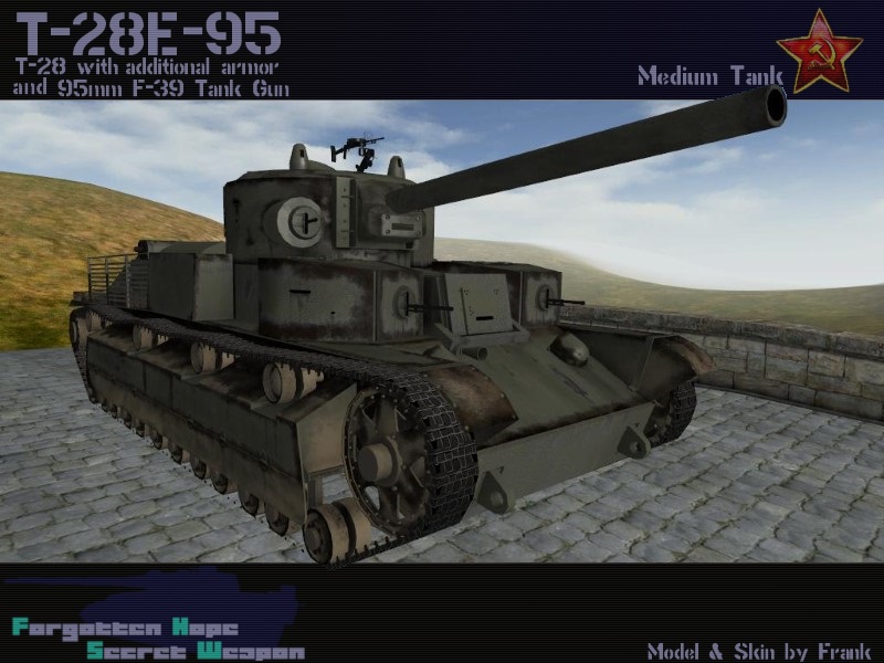 T-28 Medium Tank | Forgotten Hope Secret Weapon Wiki | Fandom