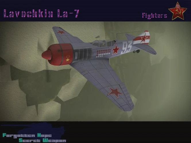 YA−MAN LA-7 La-7 with postwar liveries