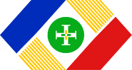 Variant used with the Herkatian flag (1970s).