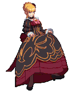 Sprite de Beatrice de Golden Fantasia en combate