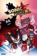 Infinite en la portada de Sonic Forces #3 Looming Shadow