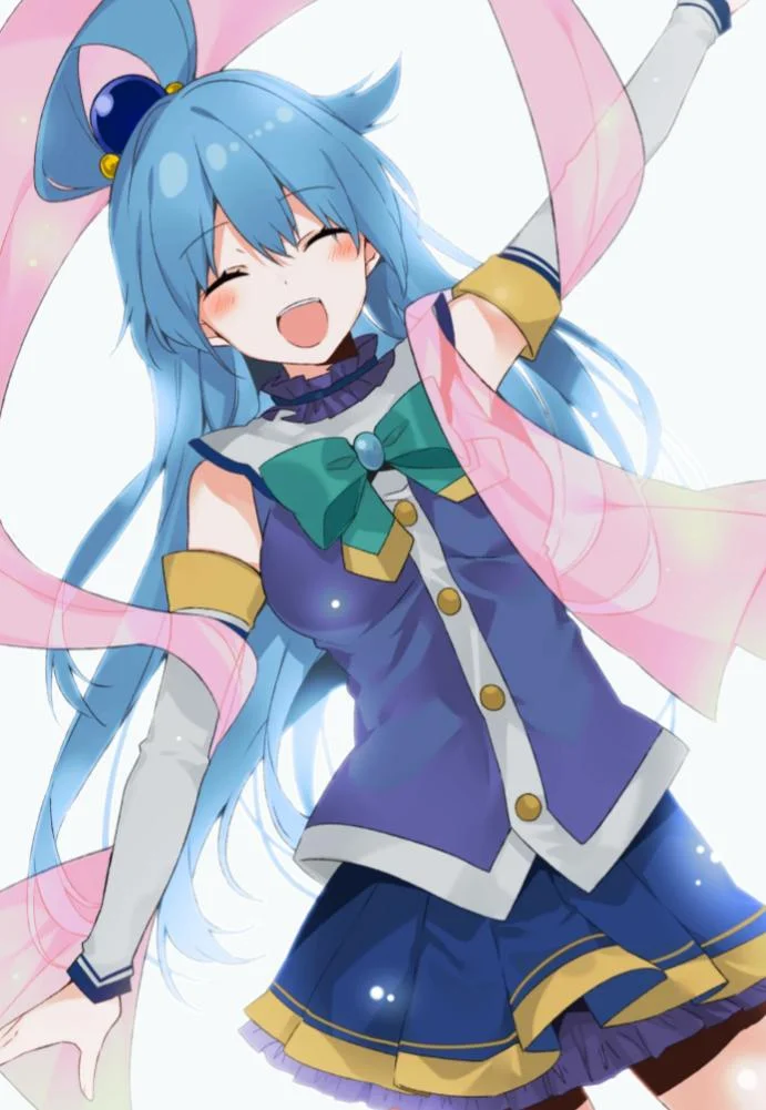 Aqua es el personaje más popular de Konosuba