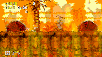 Lord X avanzando rápidamente hacia Alan, conteniéndose para prolongar su pequeño juego. (SonicPC)