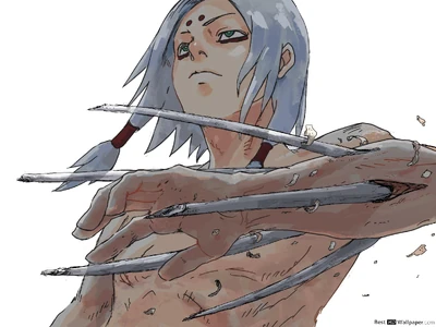 Kimimaro es capaz de manipular los huesos de su propio cuerpo para pelear.