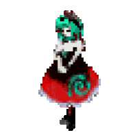 Sprite de Hina girando