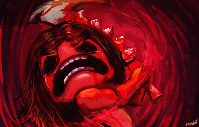 Fanart creado por Maidot-likes-TBOI