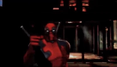 Deadpool hablándole al jugador en Marvel vs
