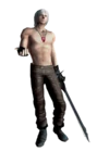 Traje de Dante sin camisa visto en Devil May Cry 3