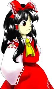 Retrato de Reimu de Mountain of Faith