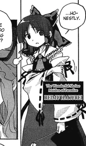 Introducción de Reimu en Silent Sinner in Blue