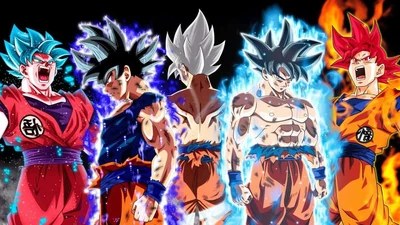 Los saiyajines como Goku pueden usar diferentes transformaciones para aumentar su poder.