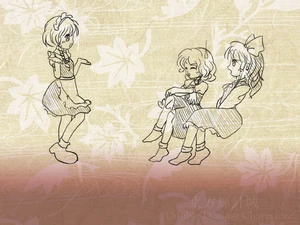 Final de Sakuya de Double Dealing Character, junto a Marisa