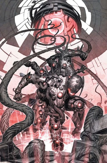  al ser un robot creado con tecnología muy potente y una inteligencia artificial puede entrar a los sistemas más grandes y potentes del mundo para que se propague a través de estos y todo medio tecnológico, hasta tomar posesión de estos, volviéndose así en un personaje muy poderoso.