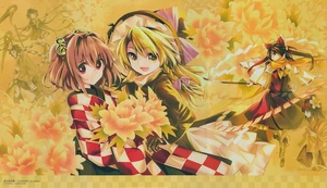 Arte de Reimu, Marisa y Kosuzu