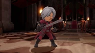 Dante visto en su Mii Costume en Super Smash Bros Ultimate