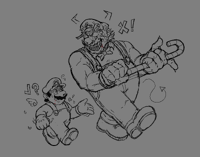 All-Father cantando Charlie's Inferno con Mario