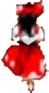 Sprite de Reimu de Embodiment of Scarlet Devil