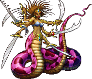 Sprite de Marilith de la versión de PSP