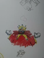 Boceto del Dr. Eggman de Sonic CD