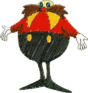 Arte del Dr. Eggman de Sonic the Hedgehog (1991)