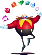 Arte del Dr. Eggman de Sonic Mania