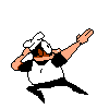 Peppino haciendo un taunt.