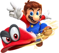 Render de Mario de Super Mario Odyssey
