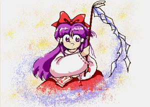 Retrato de Reimu de Lotus Land Story