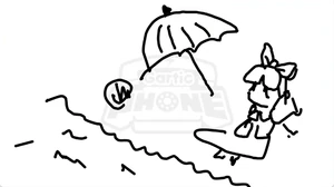 "Reimu relajándose en la playa"